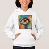 einladendes Auge Hoodie (Vorderseite)