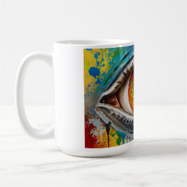 einladendes Auge Kaffeetasse