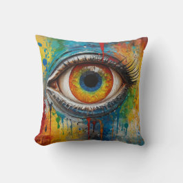 einladendes Auge Kissen