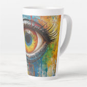 einladendes Auge Milchtasse (Rechte Ecke)