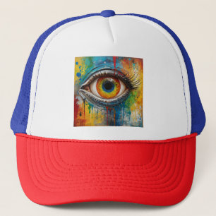einladendes Auge Truckerkappe