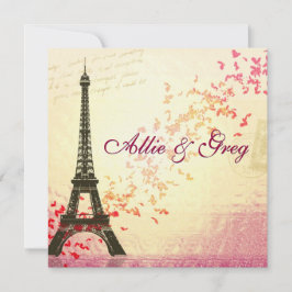 Einladendes, elegantes französisches Einladungsmus Einladung