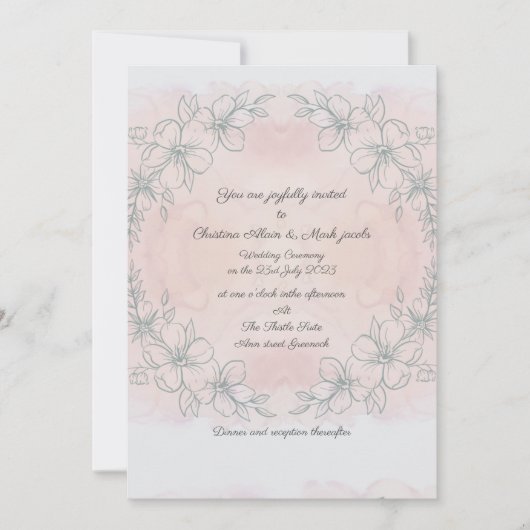 Einladung (Vorderseite)