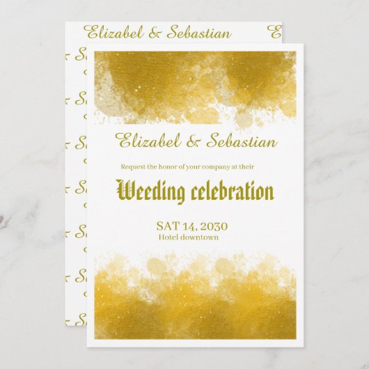 Einladung (Vorne/Hinten)