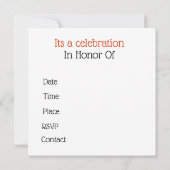 Einladung (Rückseite)