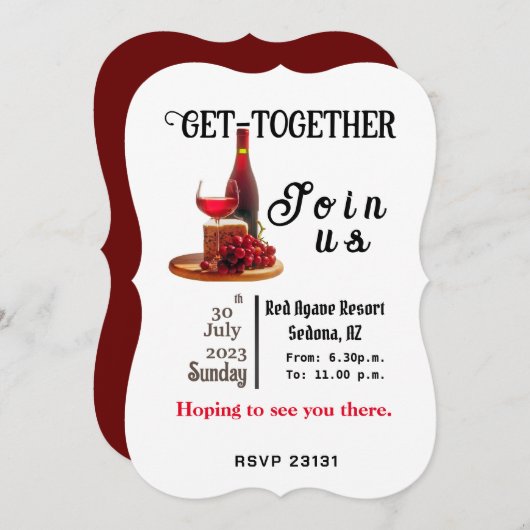 Einladung (Vorne/Hinten)