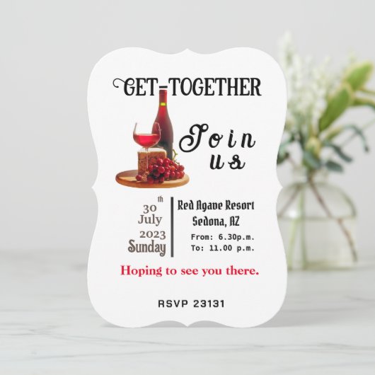 Einladung (Stehend Vorderseite)