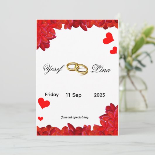 Einladung (Stehend Vorderseite)