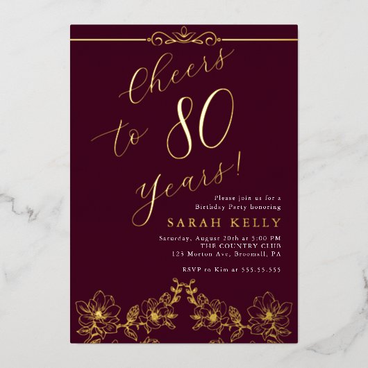 Einladung (Vorderseite)