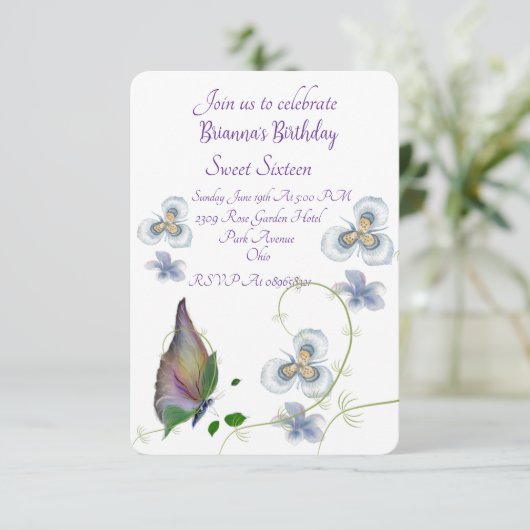 Einladung (Stehend Vorderseite)