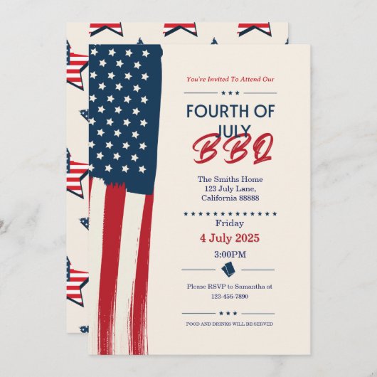 Einladung (Vorne/Hinten)