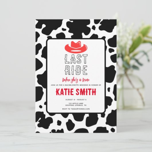 Einladung (Stehend Vorderseite)