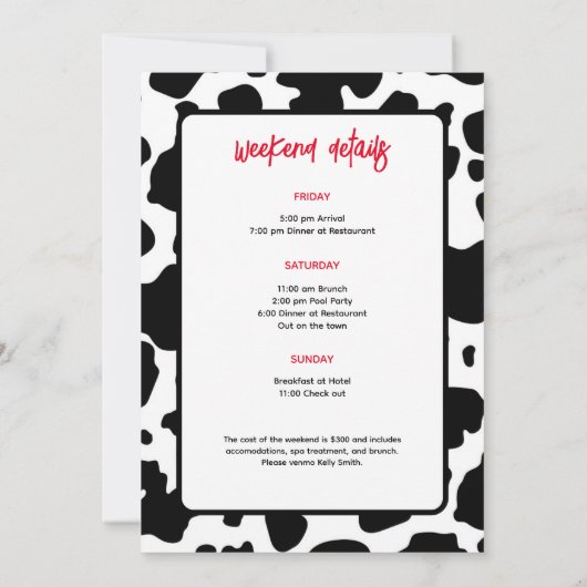 Einladung (Rückseite)