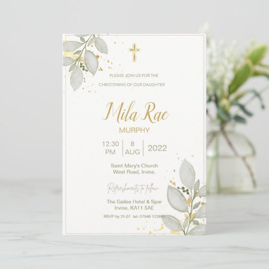 Einladung (Stehend Vorderseite)