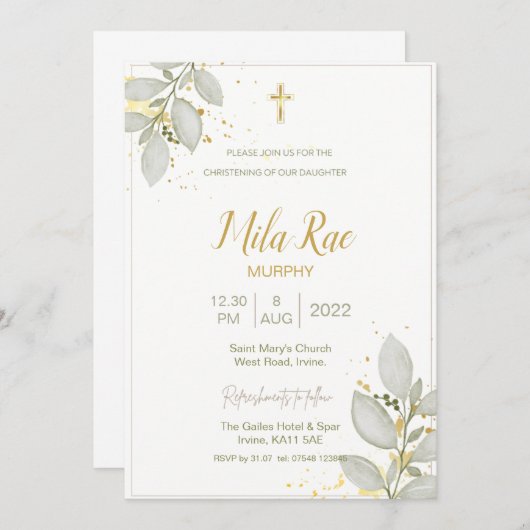 Einladung (Vorne/Hinten)