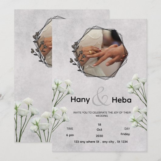 Einladung (Vorne/Hinten)