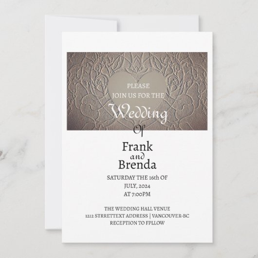 Einladung (Vorderseite)