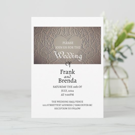 Einladung (Stehend Vorderseite)