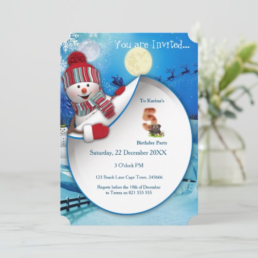 Einladung (Stehend Vorderseite)