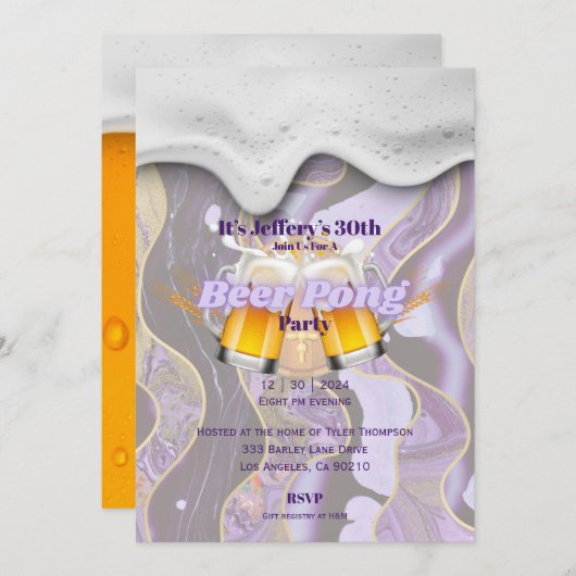 Einladung (Vorne/Hinten)