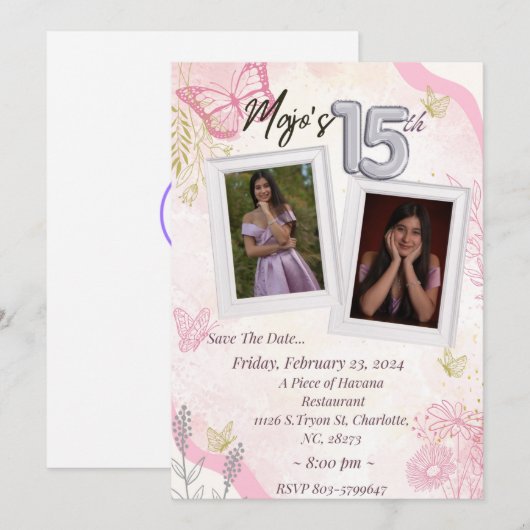 Einladung (Vorne/Hinten)