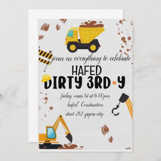 Einladung (Vorne/Hinten)