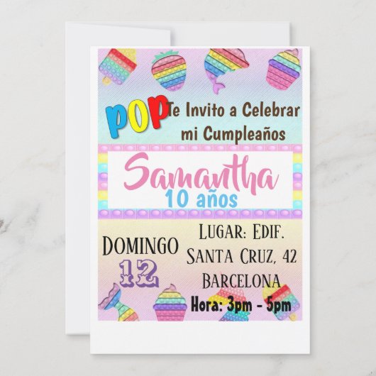 Einladung (Rückseite)