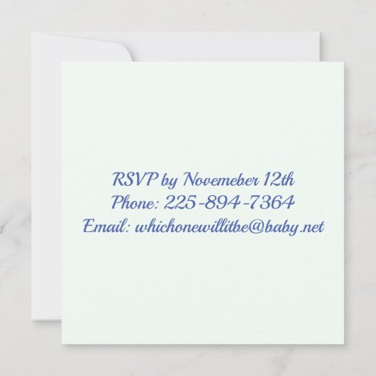 Einladung (Rückseite)