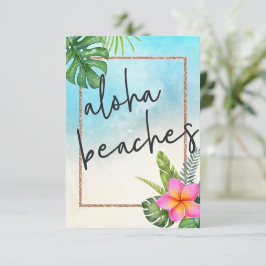 Einladung (Stehend Vorderseite)