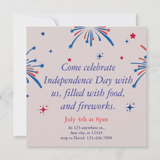 Einladung (Rückseite)