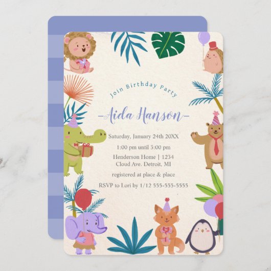 Einladung (Vorne/Hinten)