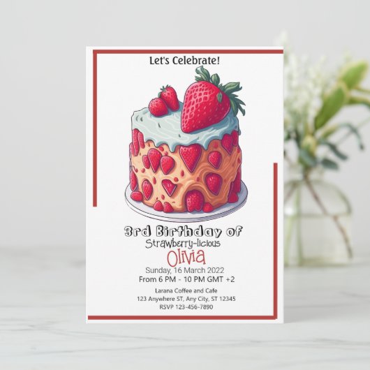 Einladung (Stehend Vorderseite)