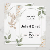 Einladung (Vorne/Hinten)