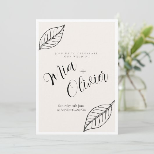 Einladung (Stehend Vorderseite)