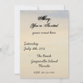 Einladung (Rückseite)