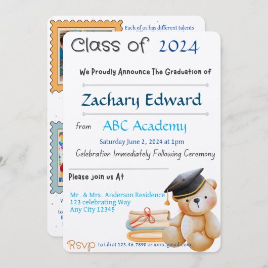 Einladung (Vorne/Hinten)