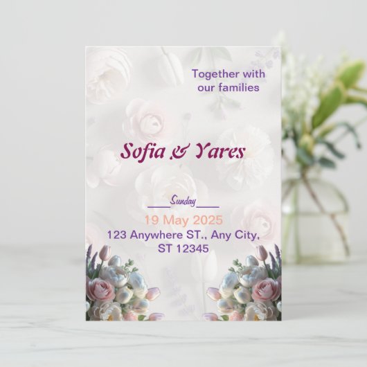 Einladung (Stehend Vorderseite)