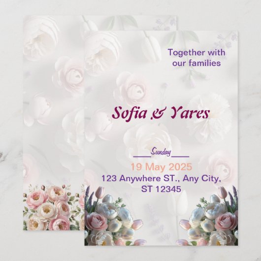 Einladung (Vorne/Hinten)