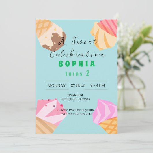 Einladung (Stehend Vorderseite)