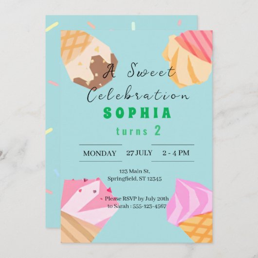 Einladung (Vorne/Hinten)