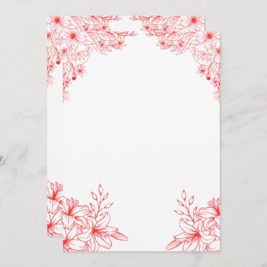 Einladung (Vorne/Hinten)