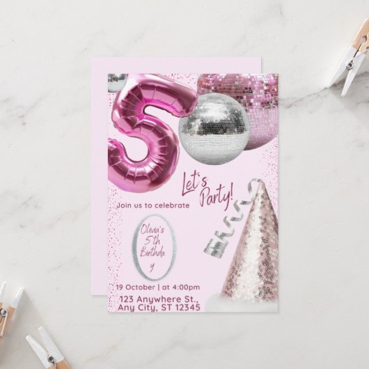 Einladung (Vorderseite/Rückseite Beispiel)