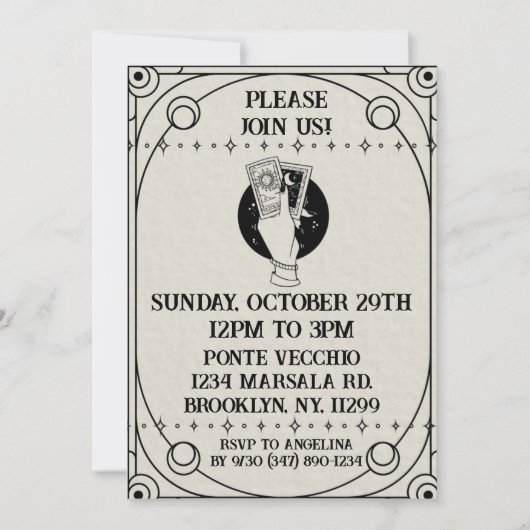 Einladung (Rückseite)