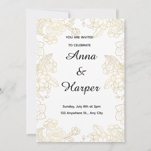 Einladung (Vorderseite)