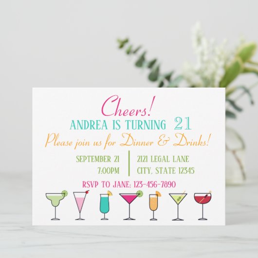 Einladung (Stehend Vorderseite)