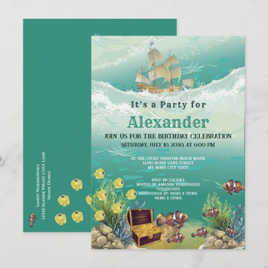 Einladung (Vorne/Hinten)