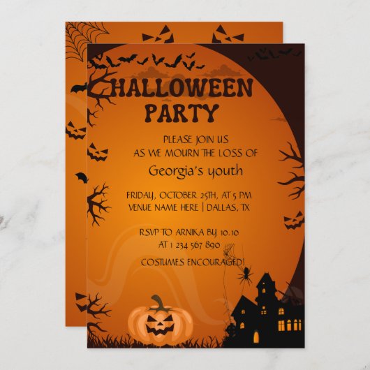 Einladung (Vorne/Hinten)