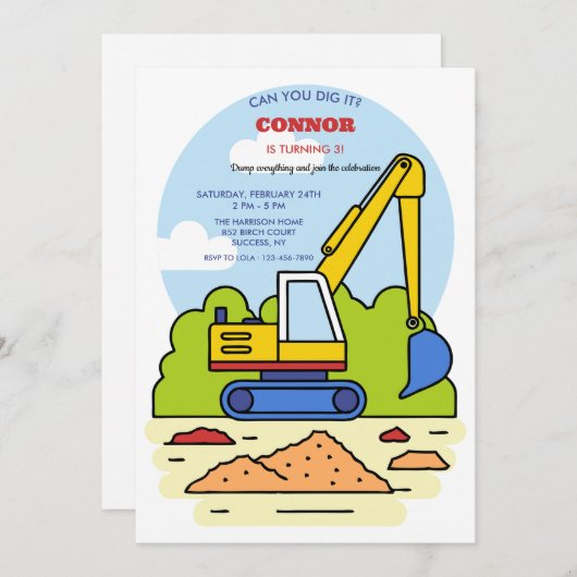 Einladung (Vorne/Hinten)