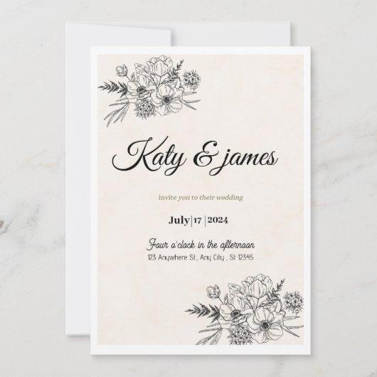 Einladung (Vorderseite)