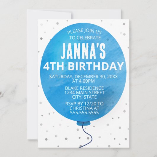 Einladung (Vorderseite)